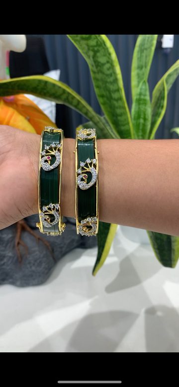 Beautiful peacock design bangles