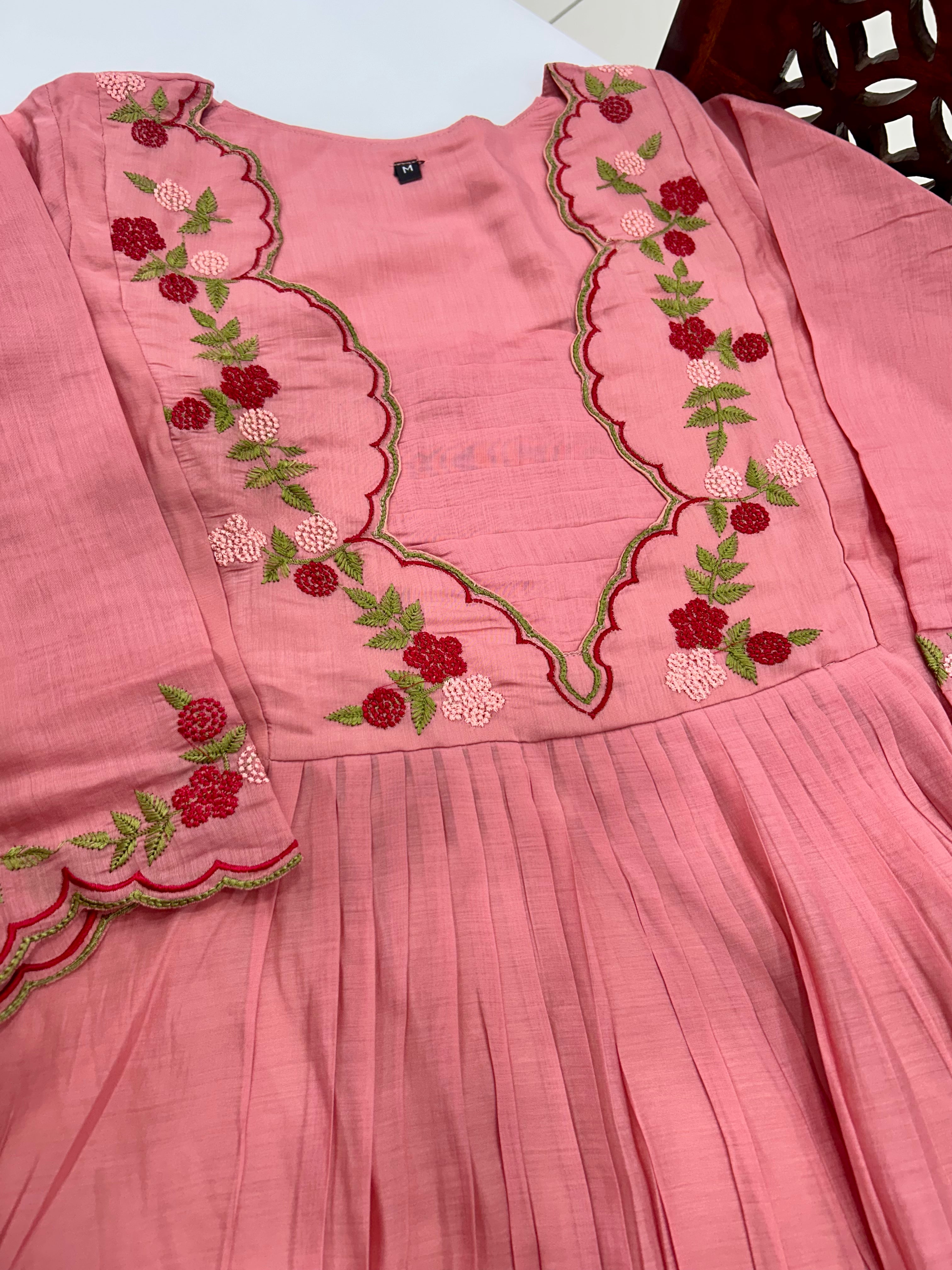 Mul chenderi A-line 3-piece set