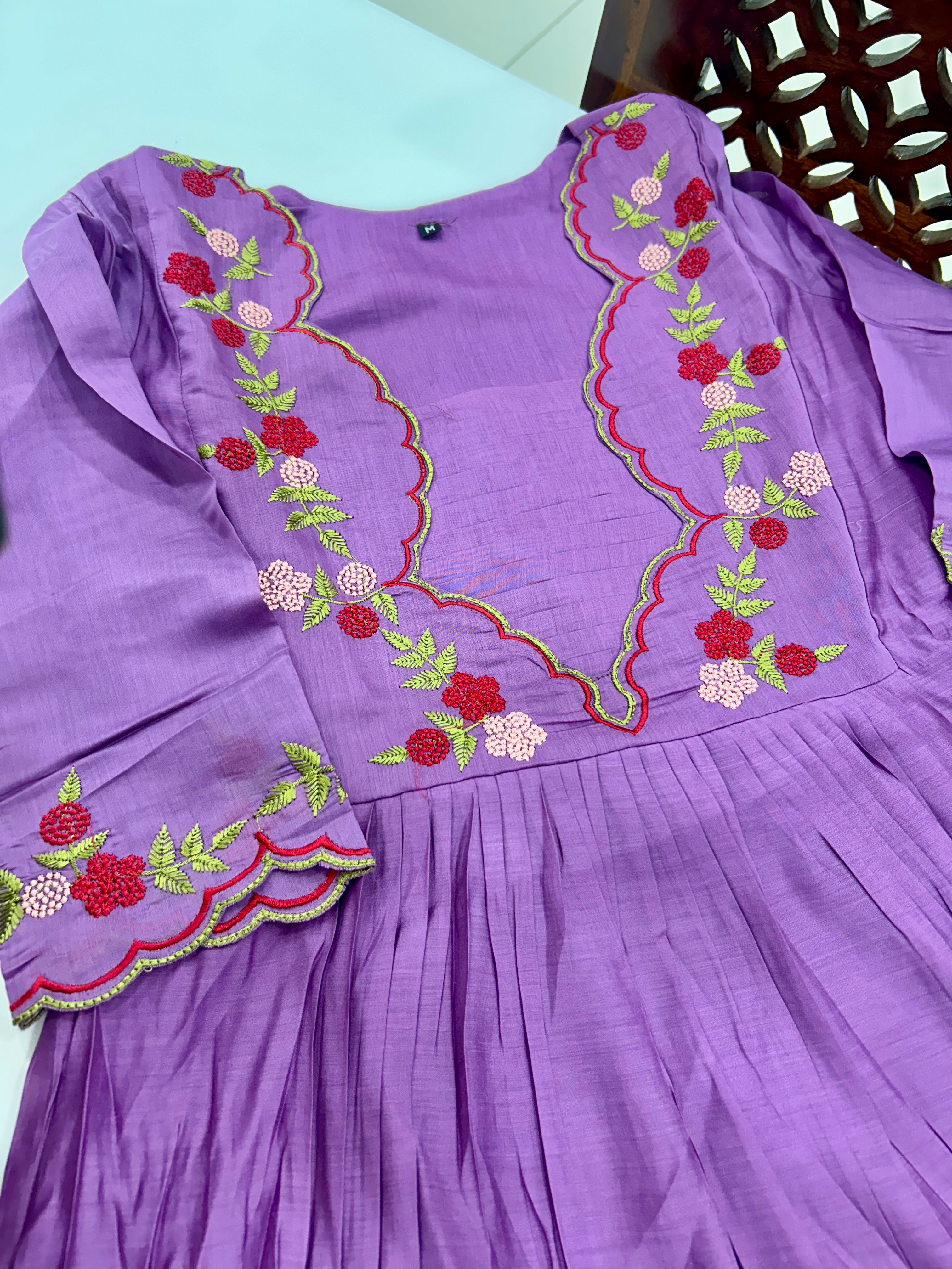 Mul chenderi A-line 3-piece set
