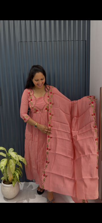 Mul chenderi A-line 3-piece set