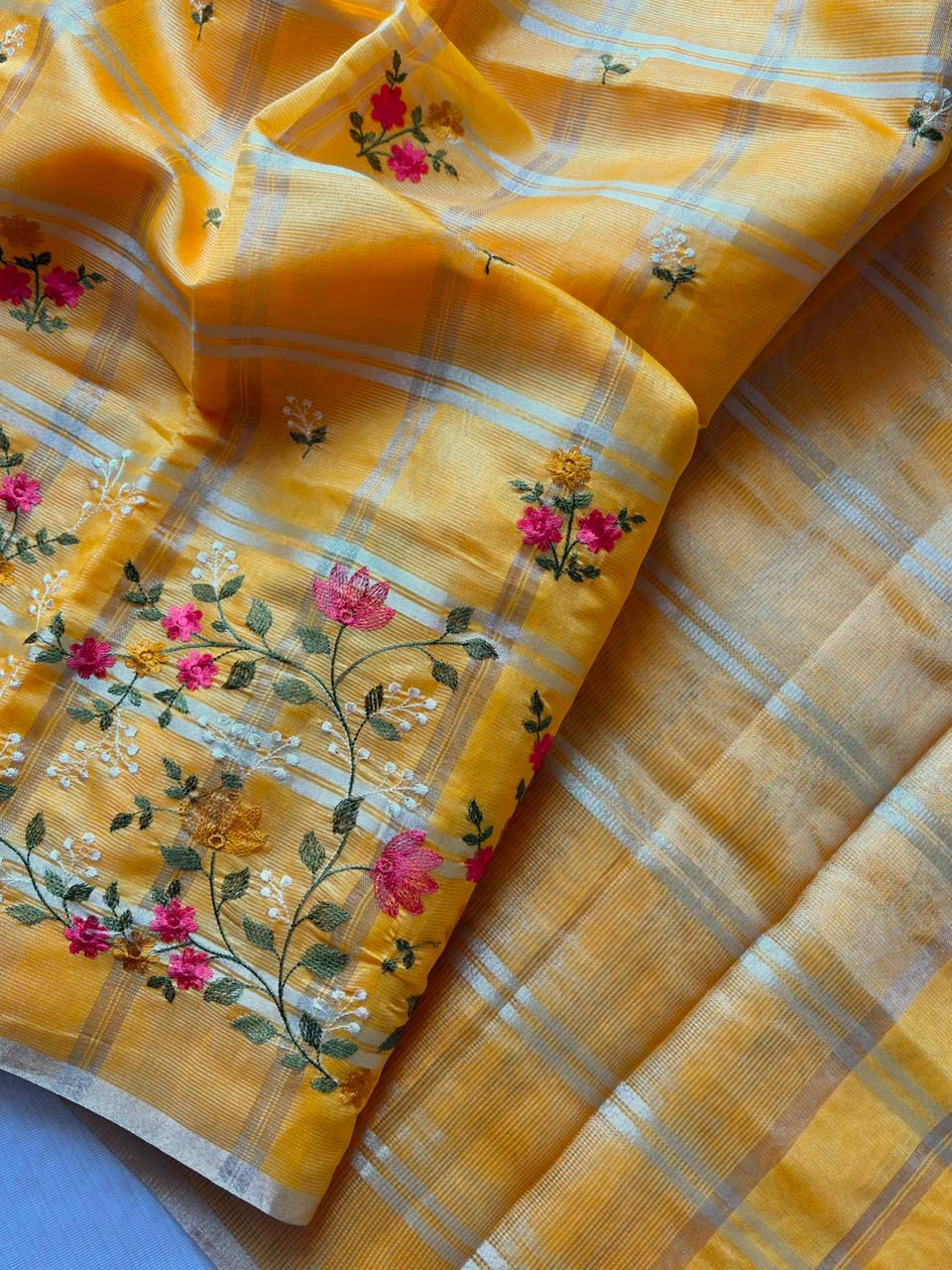 Beautiful Kota saree with chex design