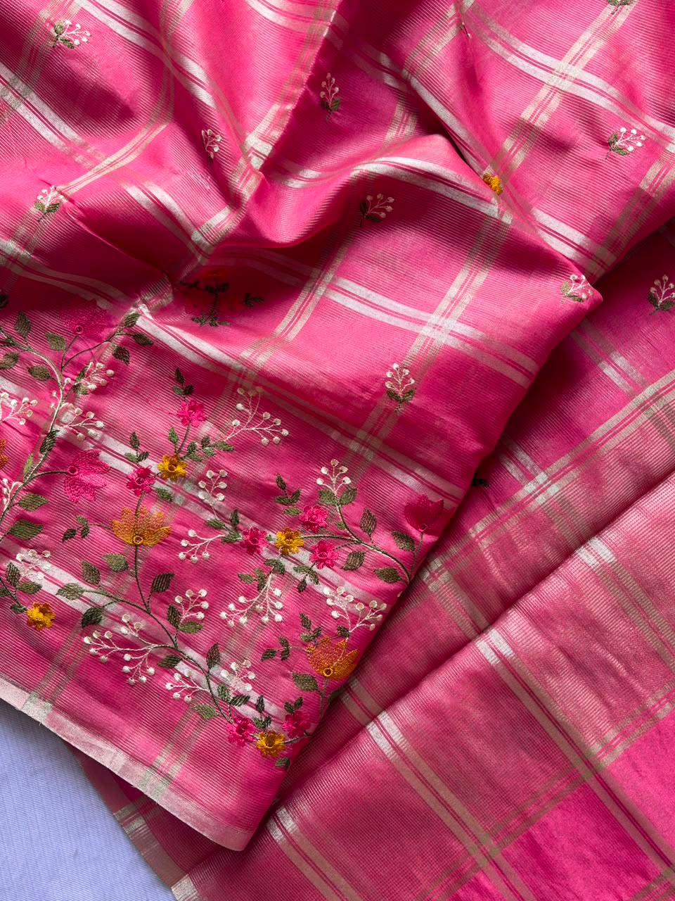 Beautiful Kota saree with chex design