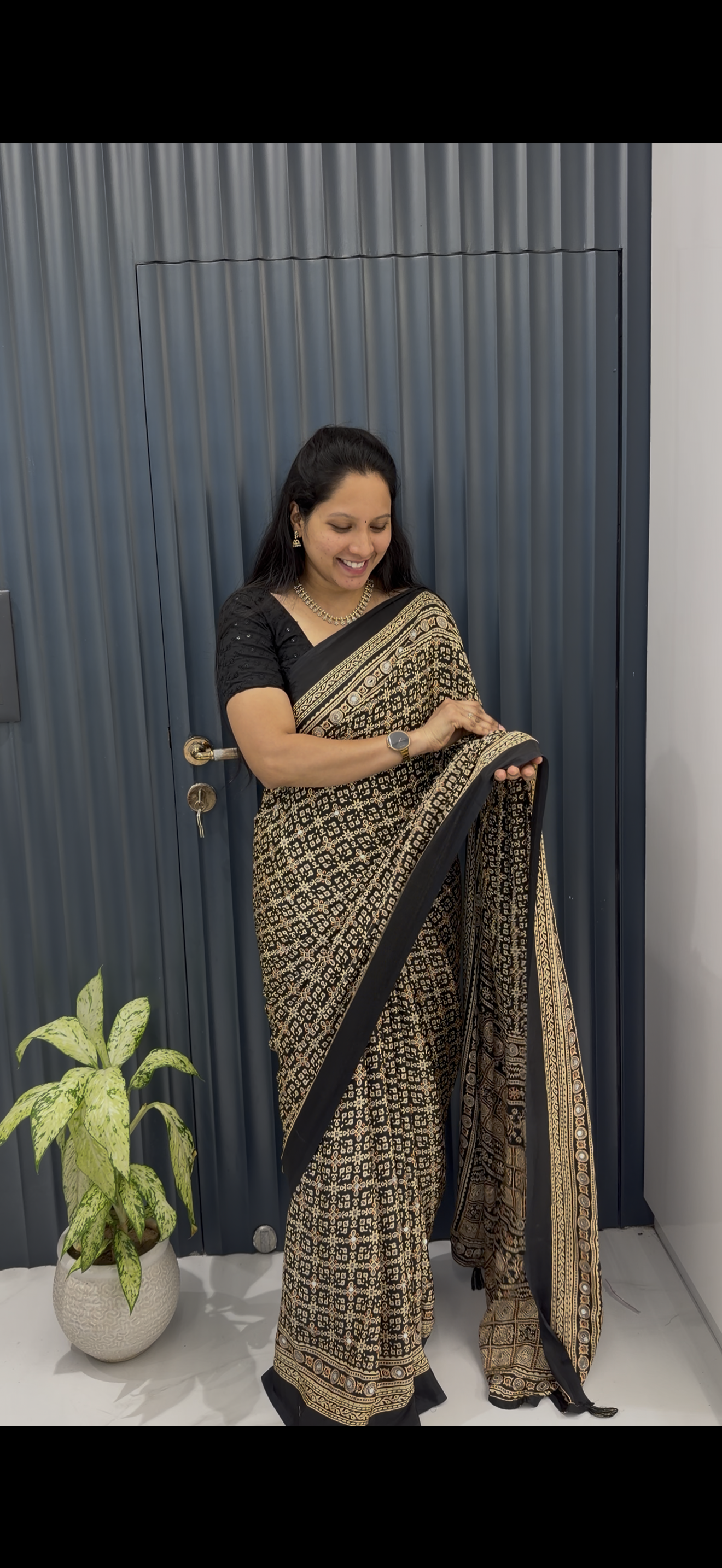 Soft crepe silk saree