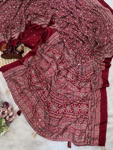 Soft crepe silk saree