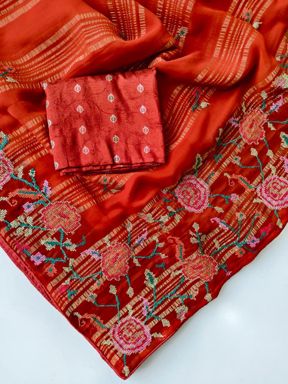 Soft chiffon saree