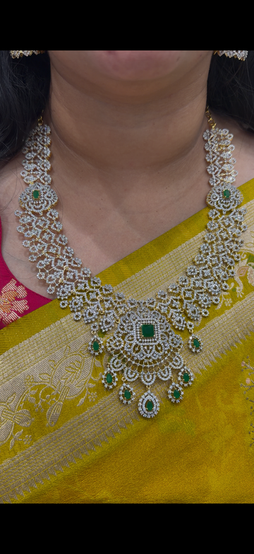 Beautiful GJ polish mini necklace with pushback earrings