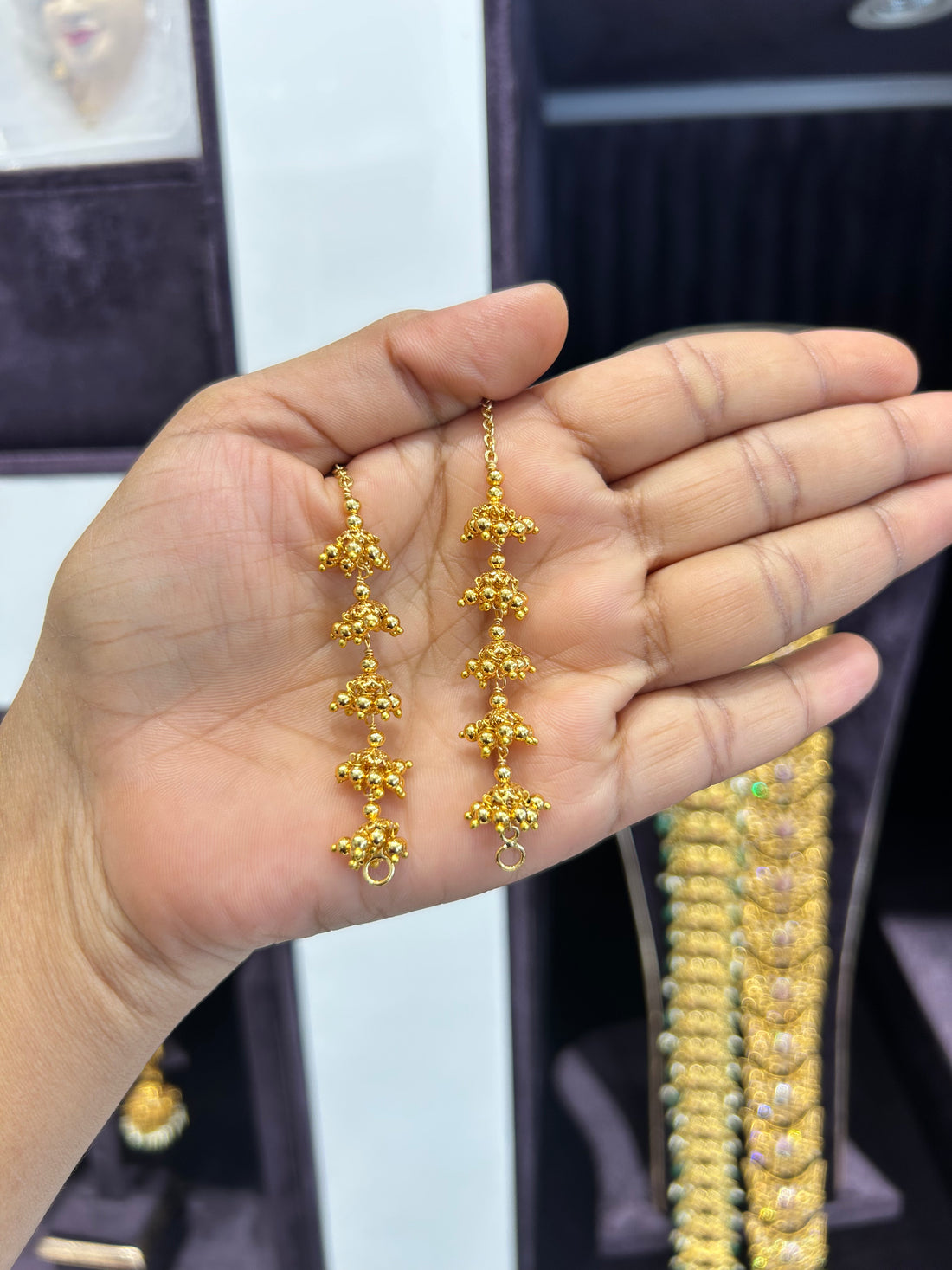 Beautiful gold balls butta matilu