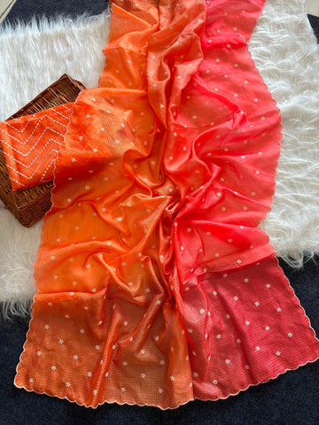 Elegant doriya saree