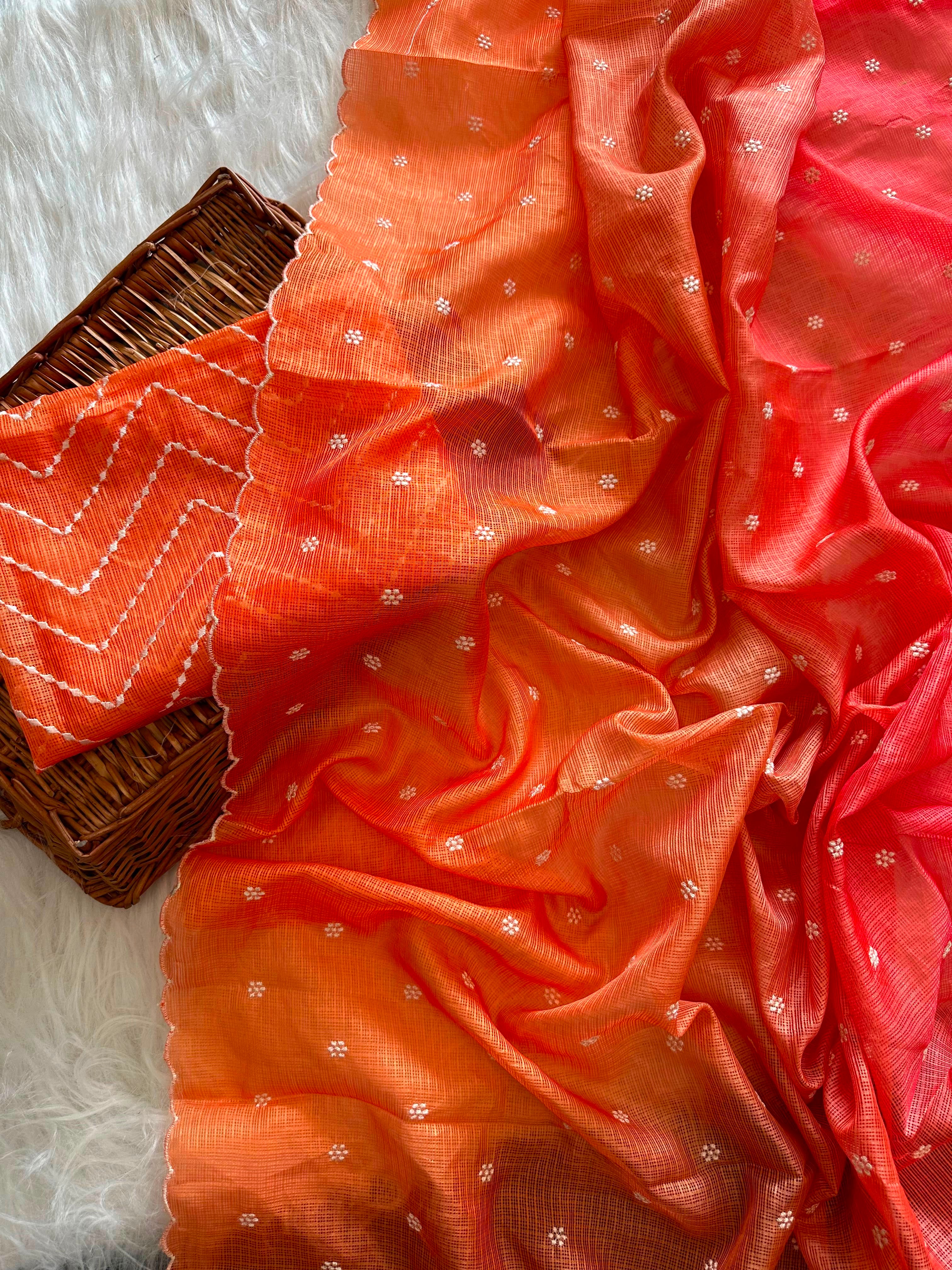 Elegant doriya saree