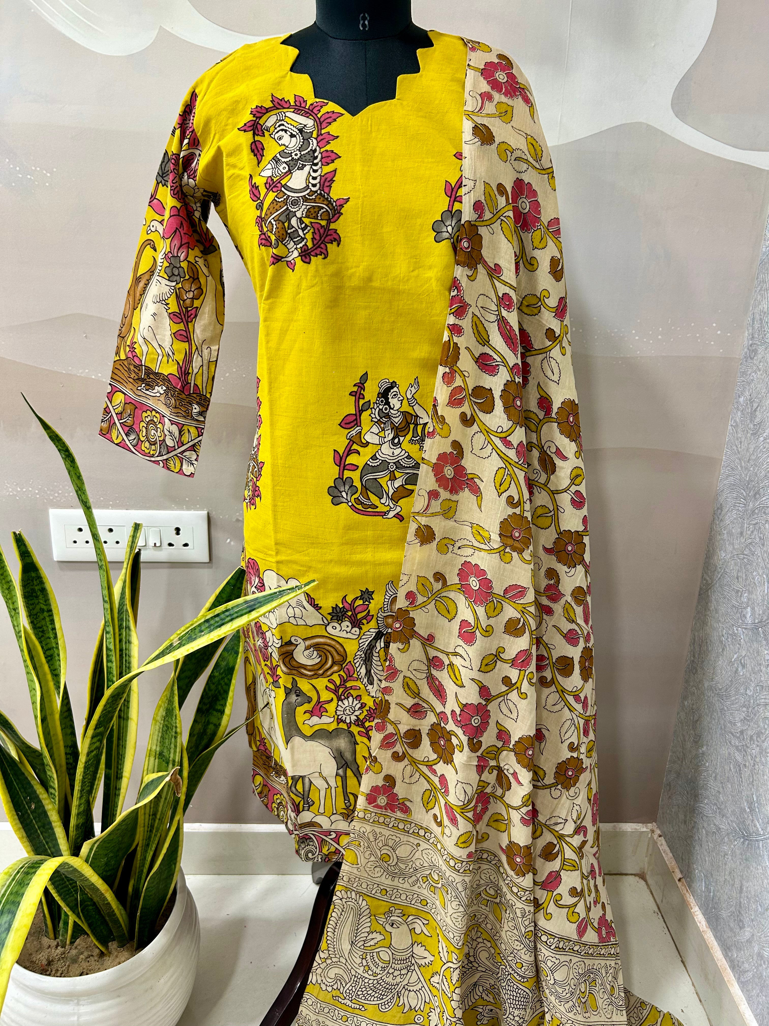 Kalamkari 3-piece set