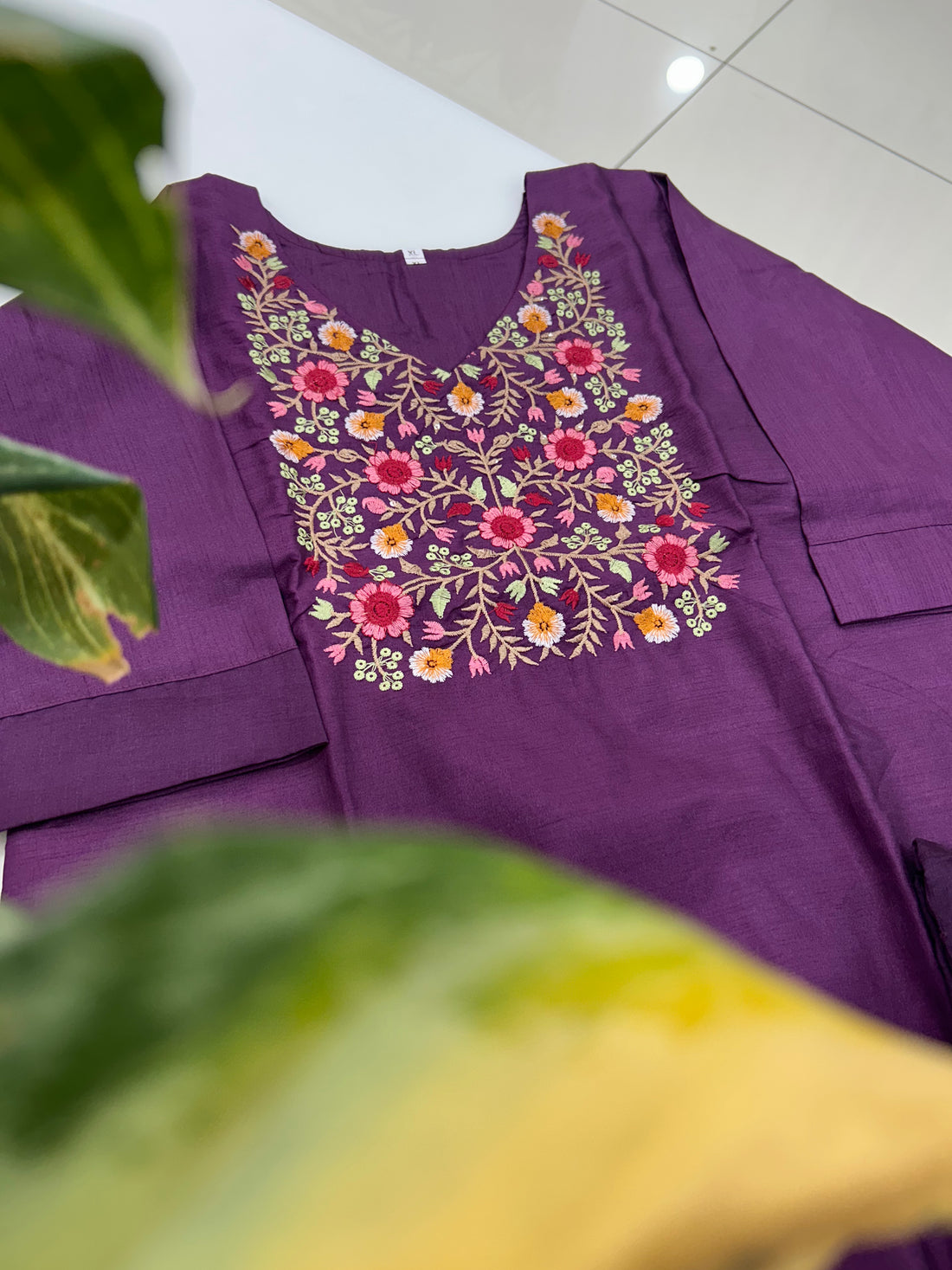 Beautiful raw silk 3-piece set