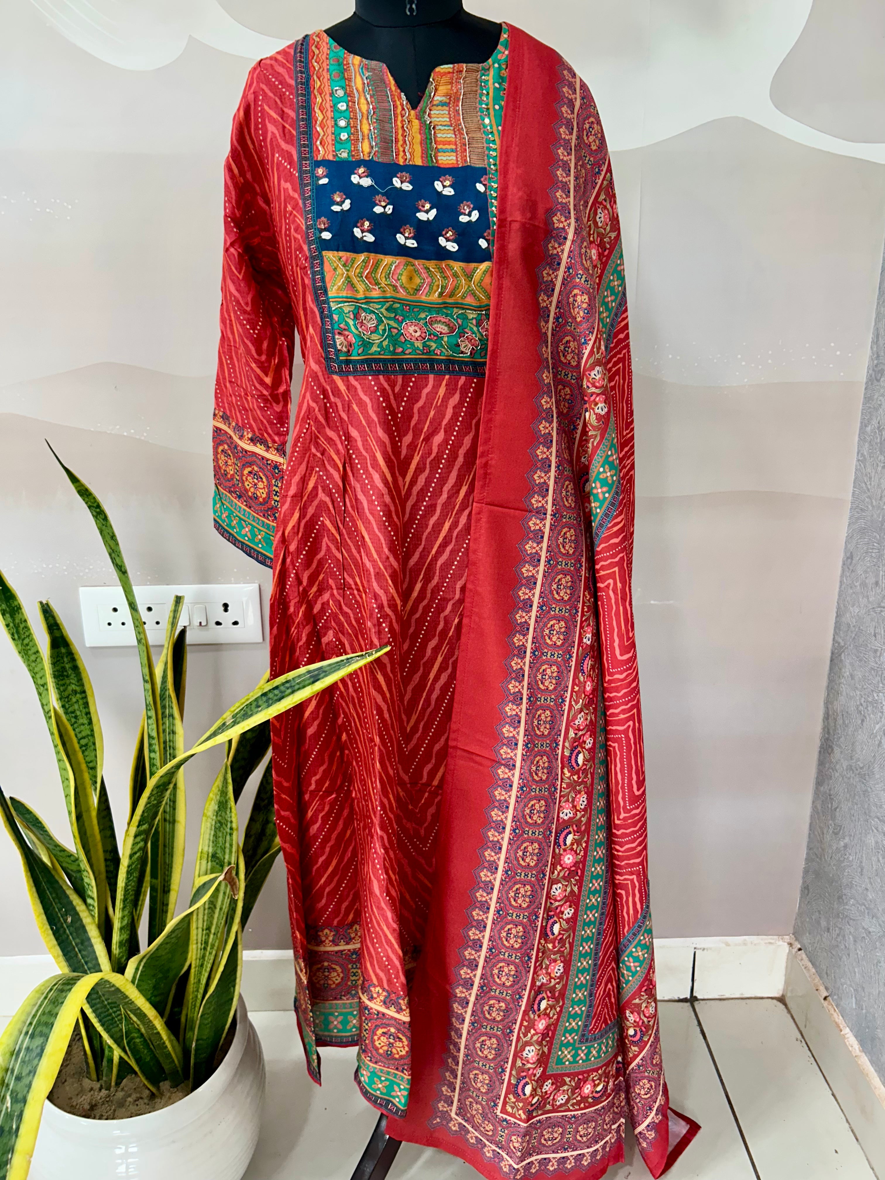 Rayon cotton 3-piece set
