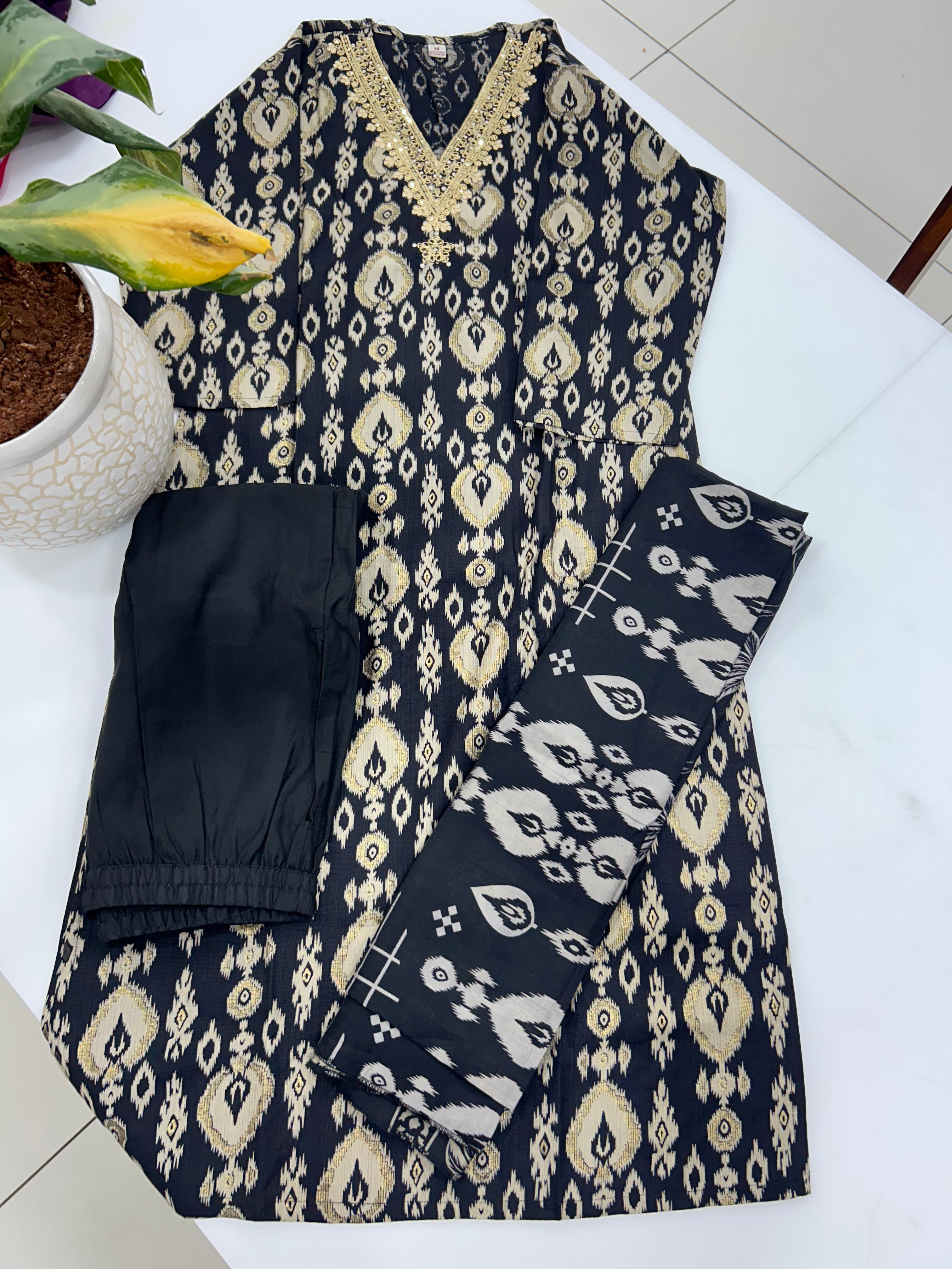 Rayon cotton 3-piece set