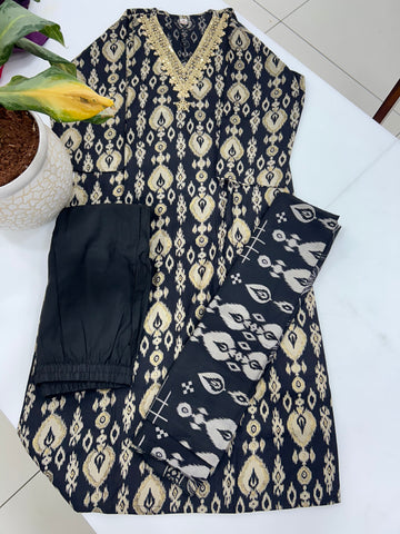 Rayon cotton 3-piece set