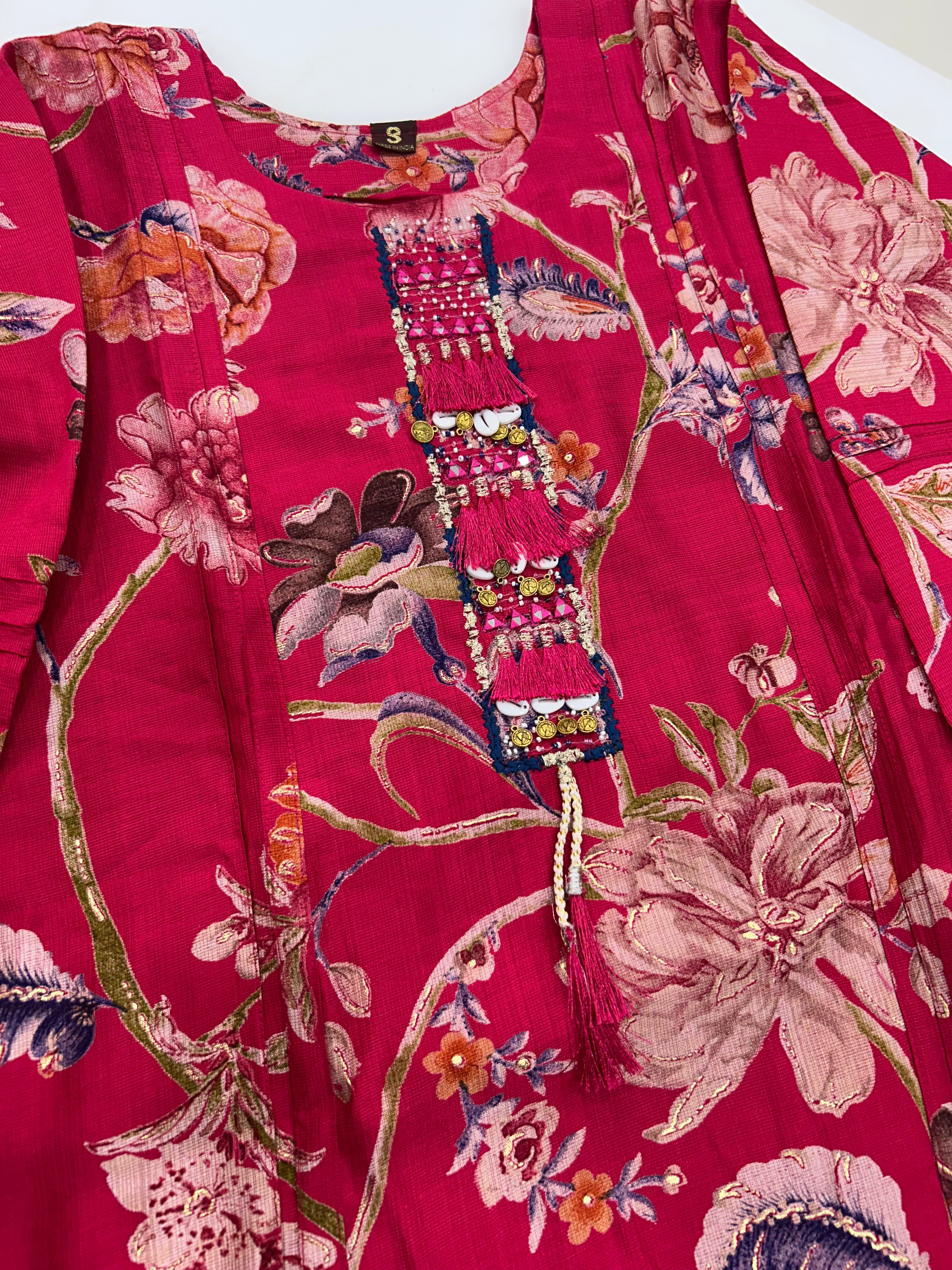 Beautiful rayon cotton 3-piece set