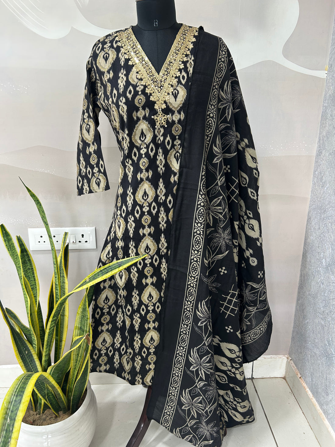 Rayon cotton 3-piece set