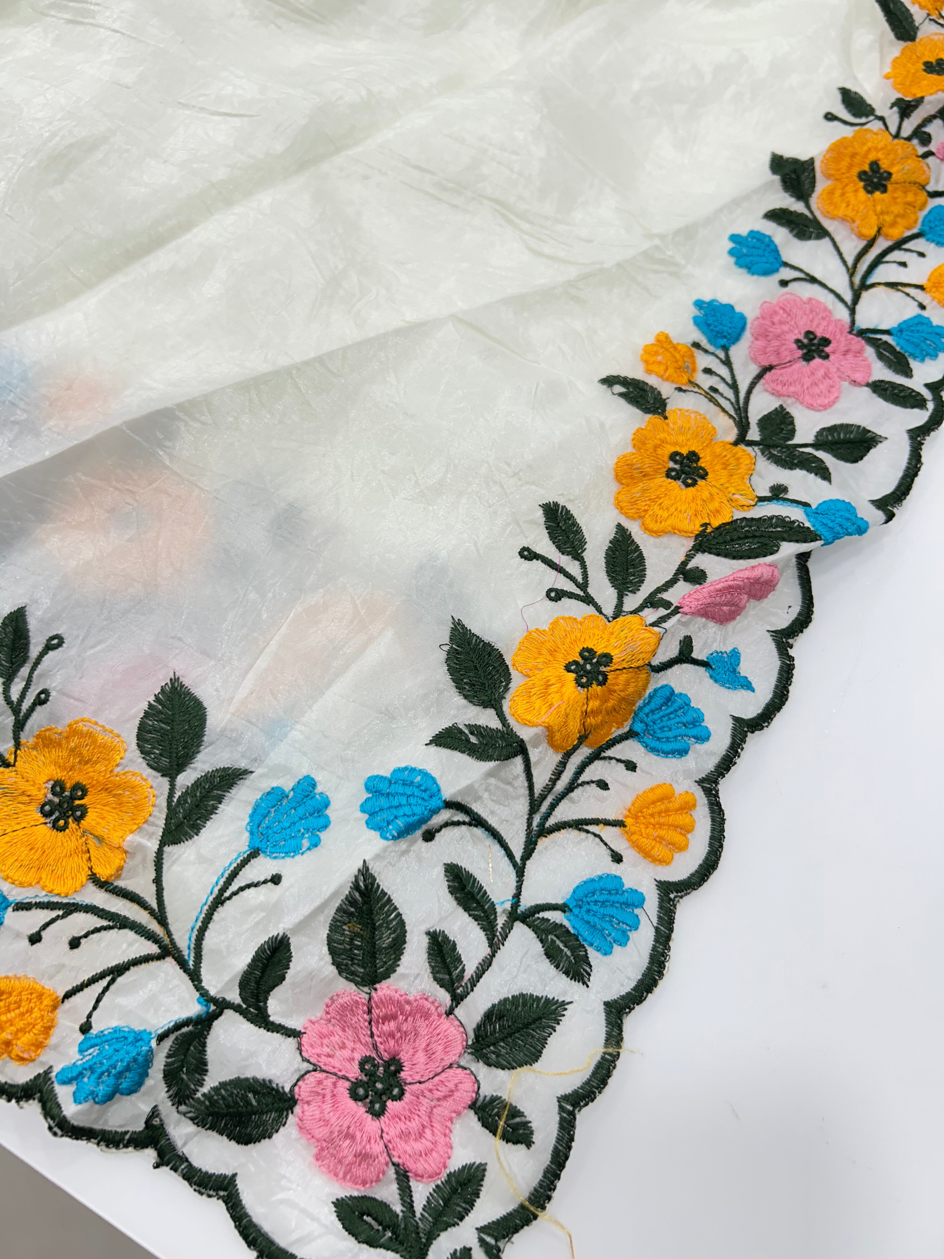 Soft crush fabric saree