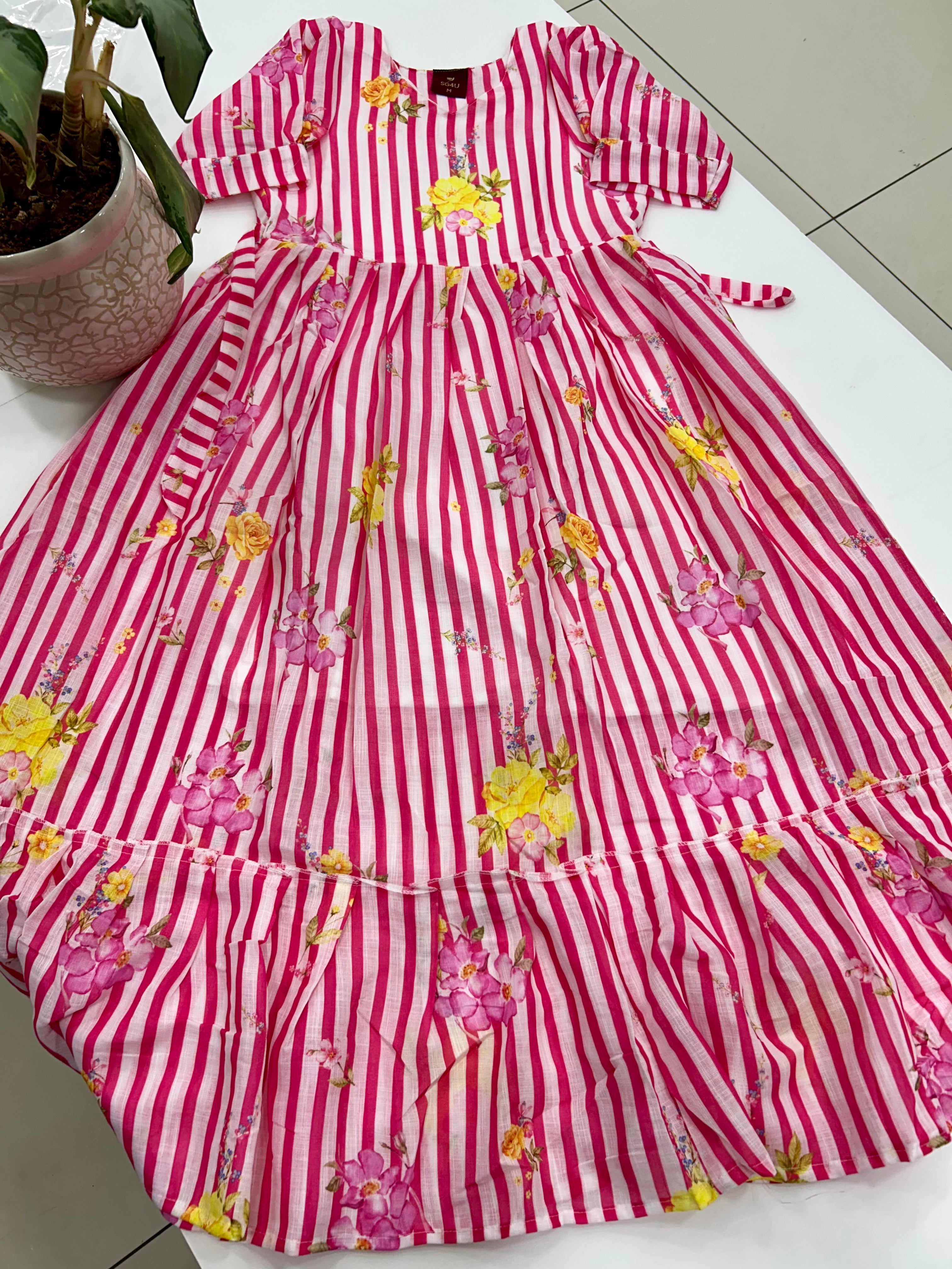 Beautiful lenin cotton frocks