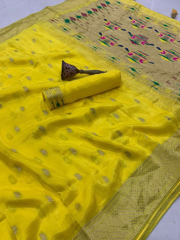Soft viscos gajji silk saree