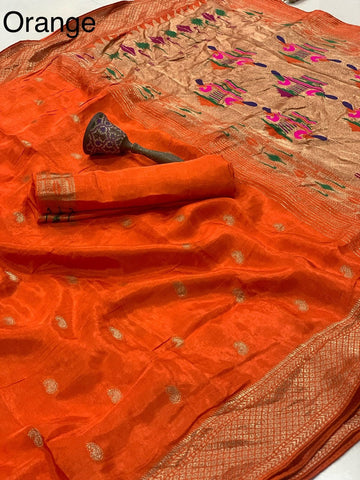 Soft viscos gajji silk saree