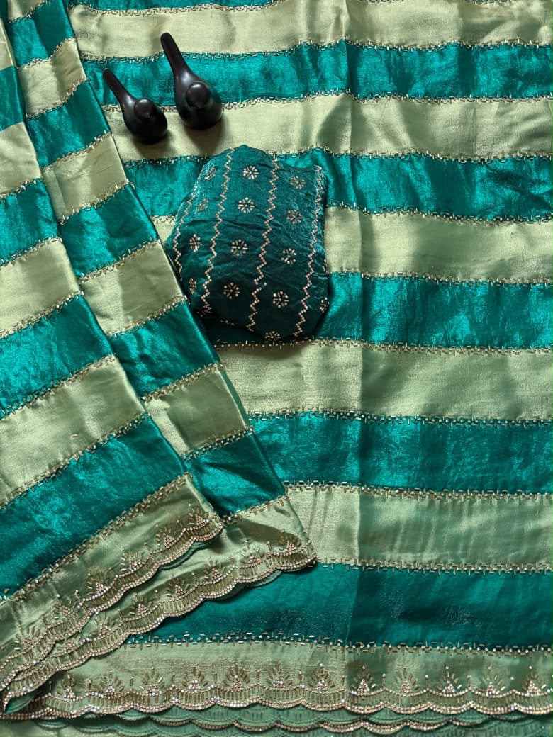 Space silk saree