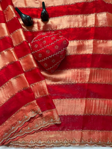 Space silk saree