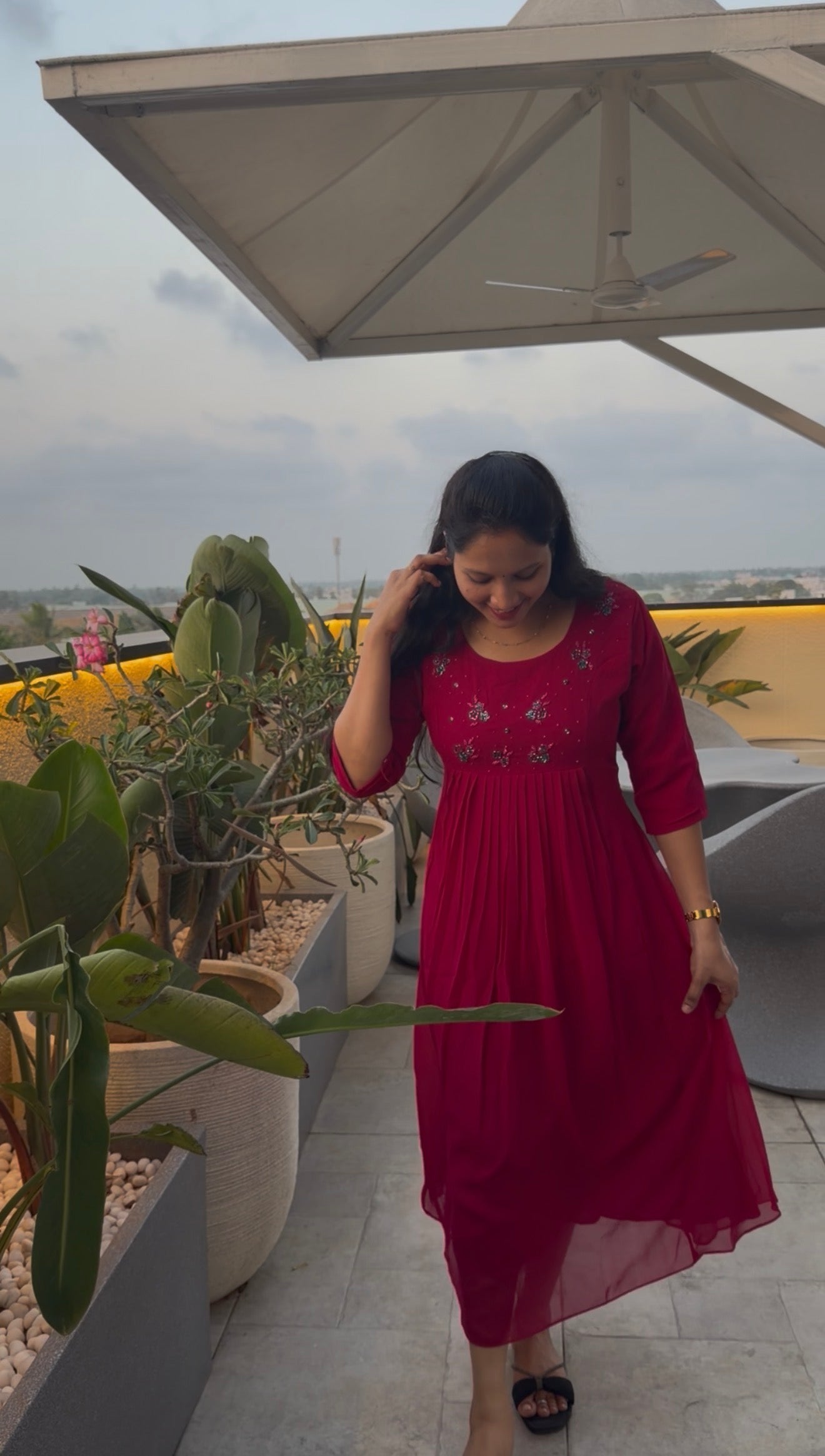 Beautiful georgette frock