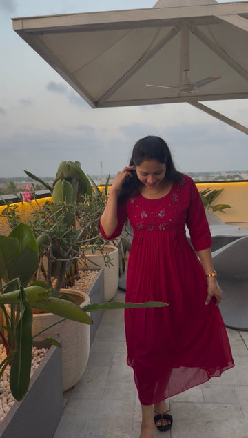 Beautiful georgette frock