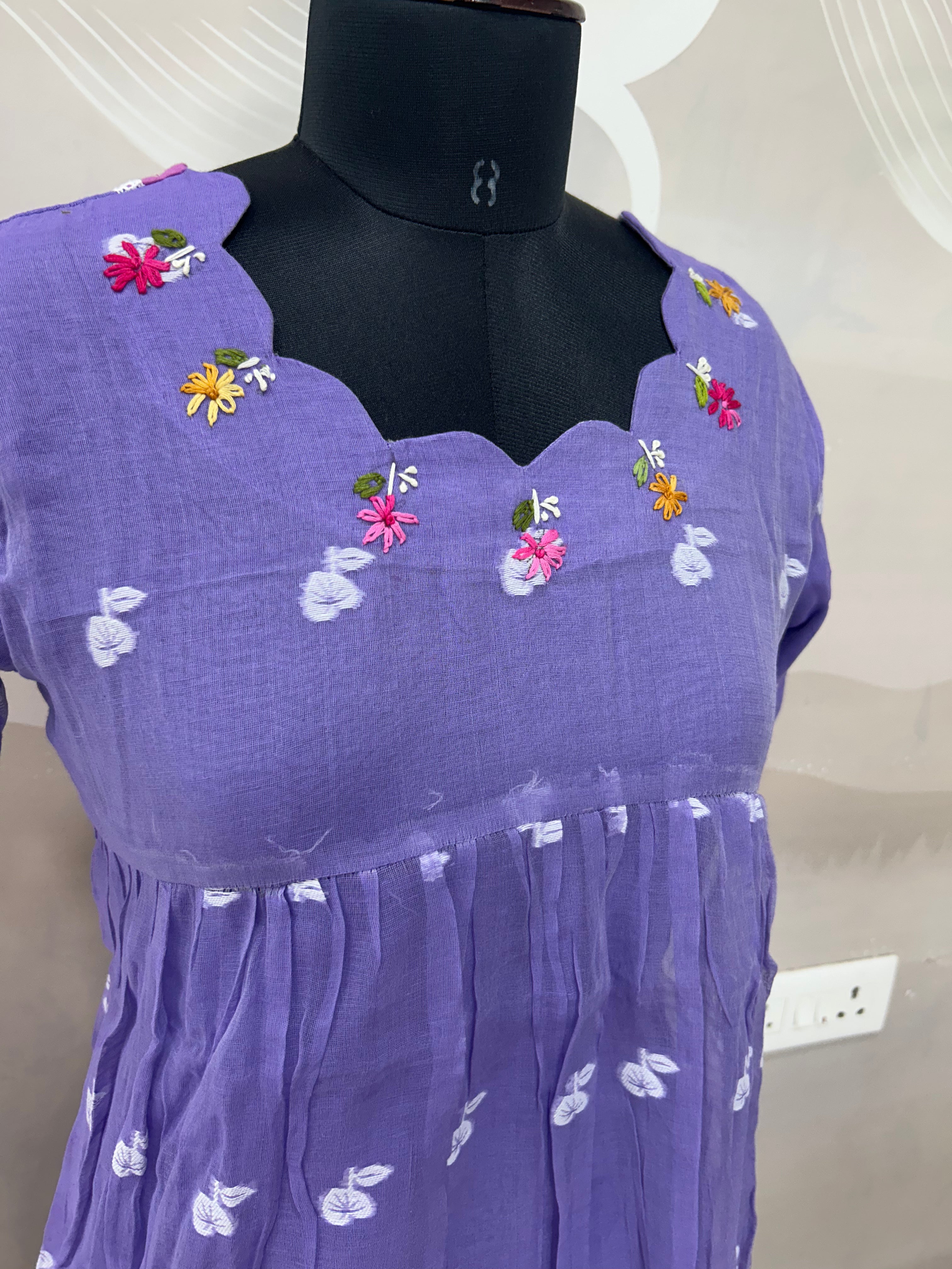 Beautiful mul cotton frock