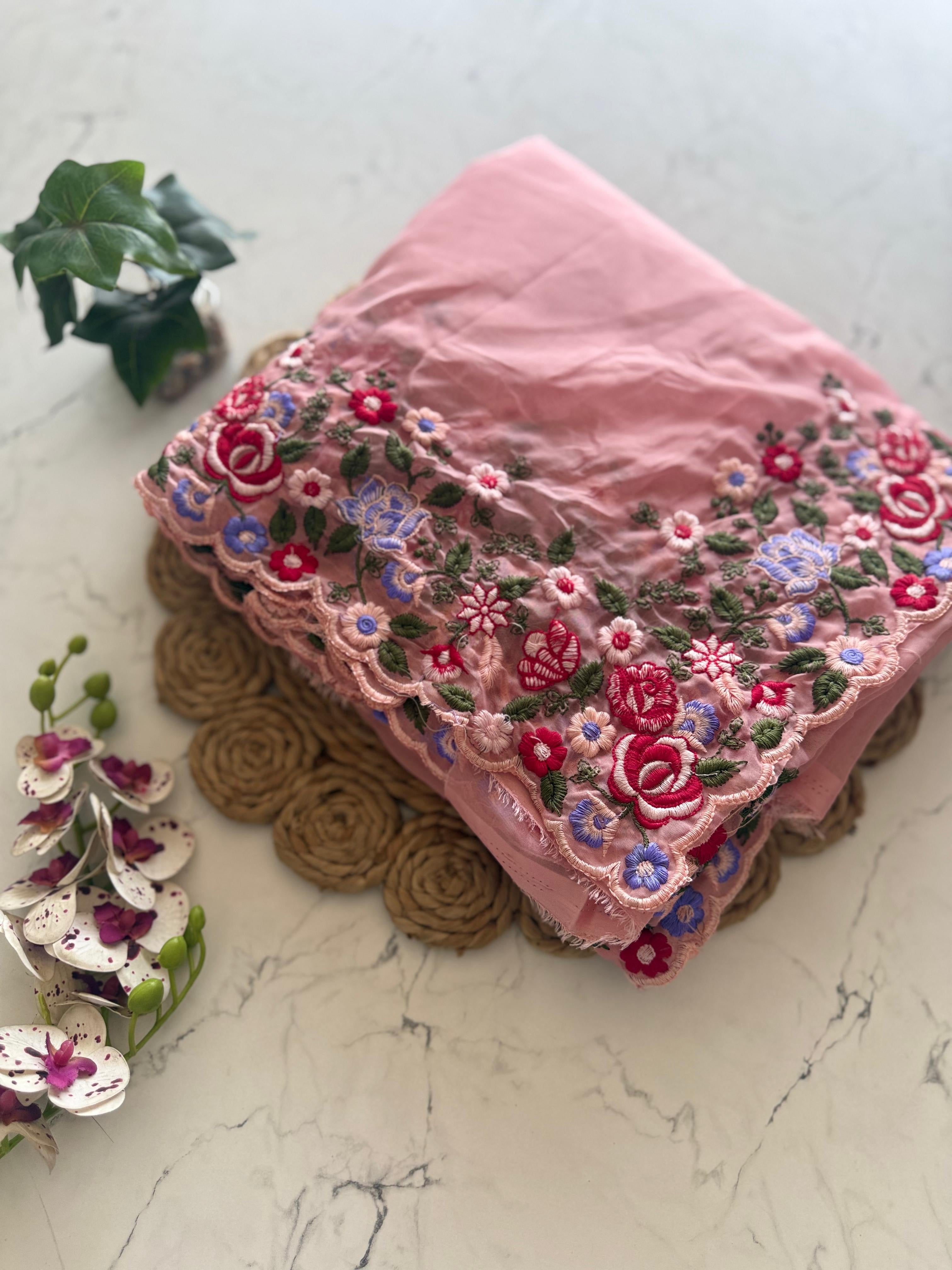 Premium tebby organza saree