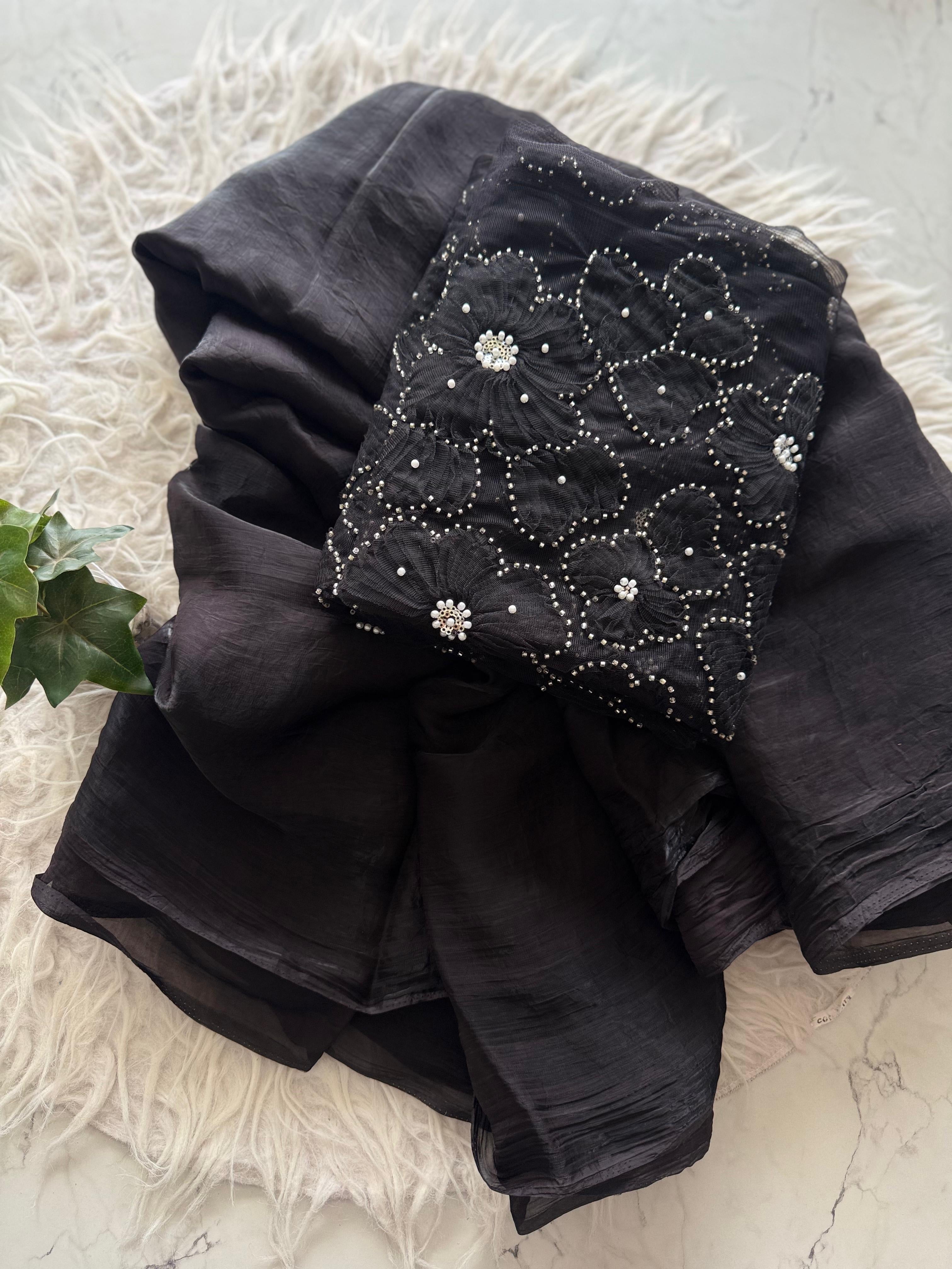 Soft space silk saree