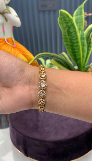 Beautiful white stone bracelet
