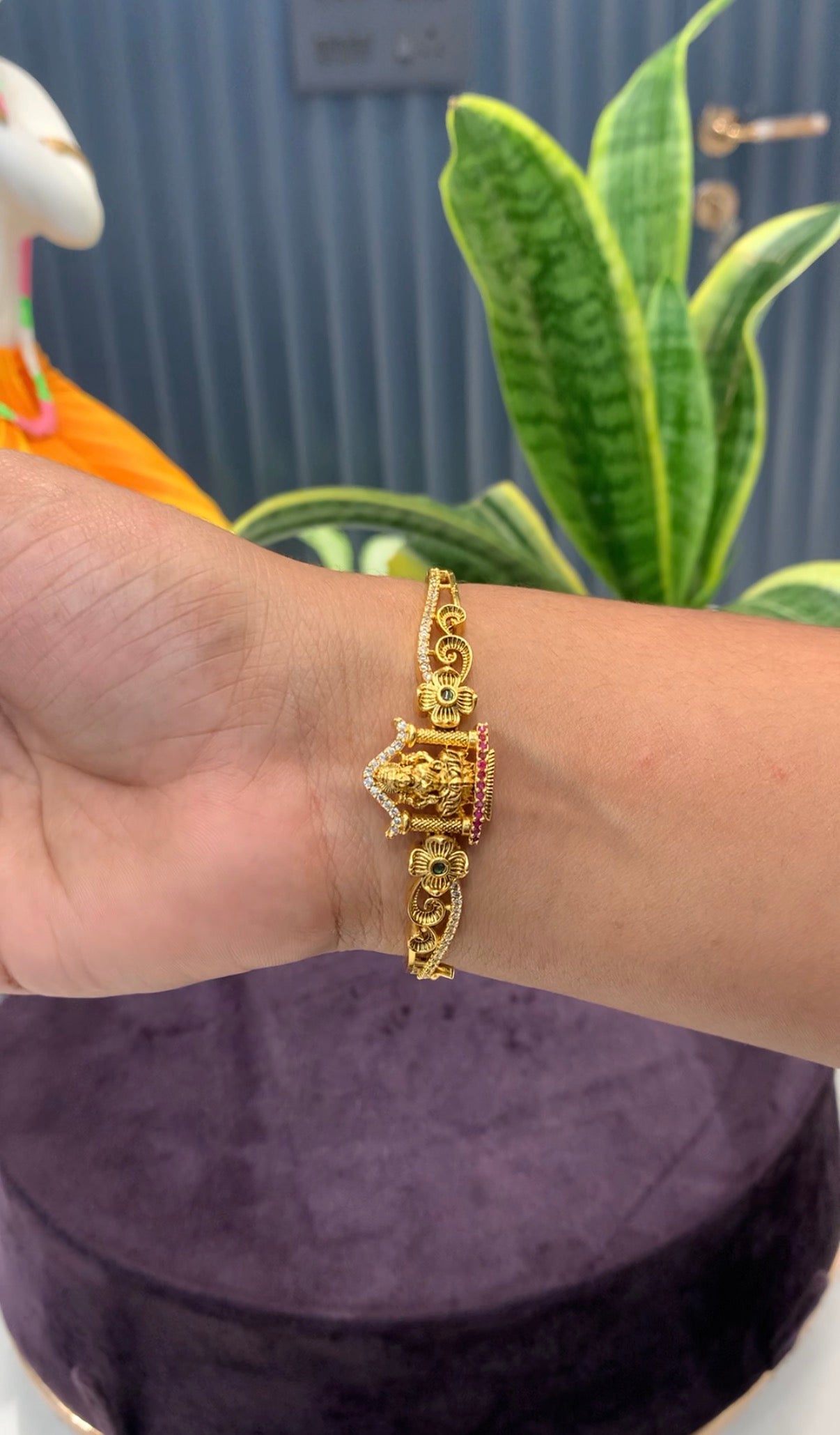 Beautiful Lakshmi devi openable bracelet
