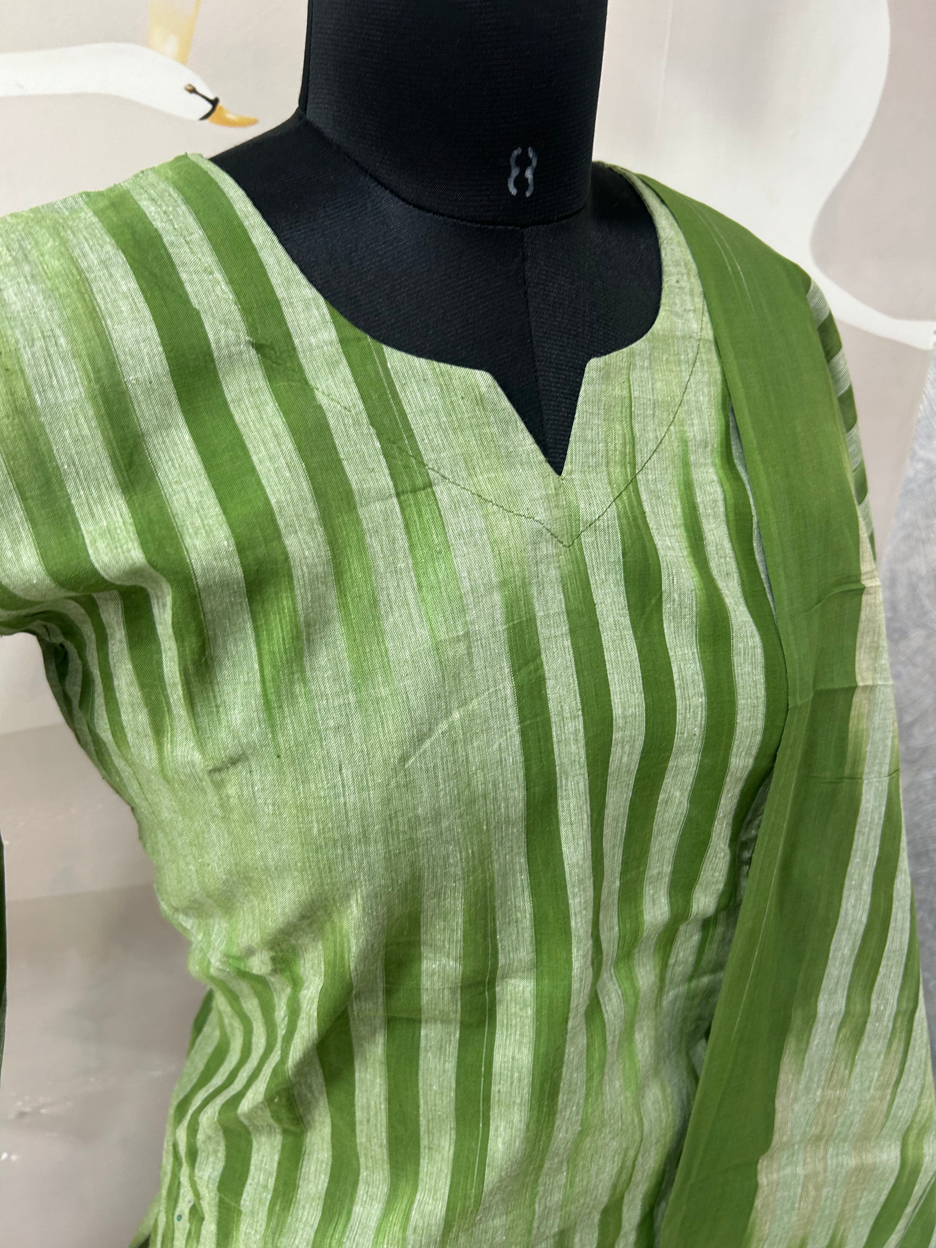 Ikkat cotton 3-piece set