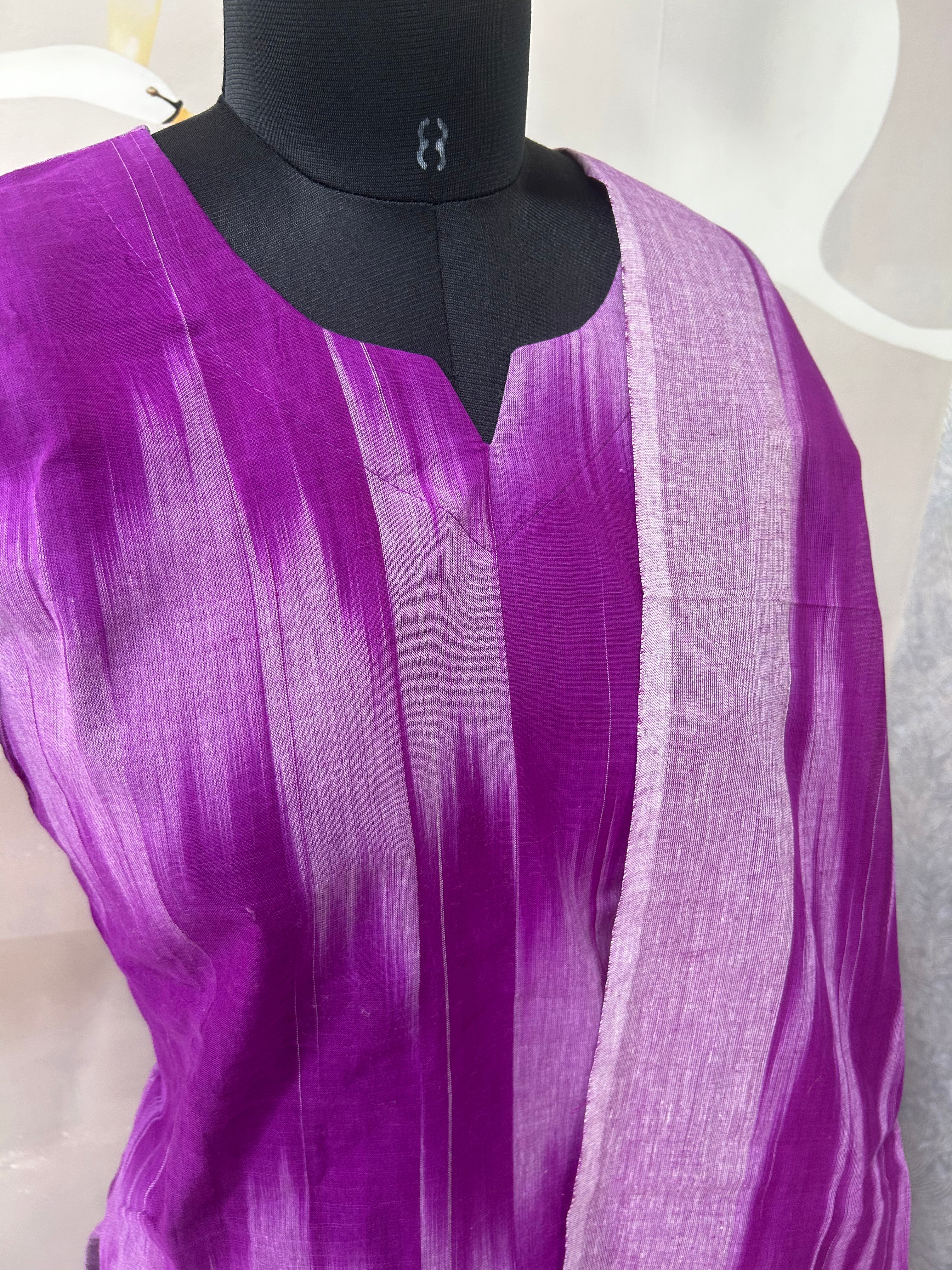 Ikkat cotton 3-piece set
