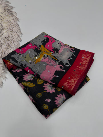 Mangalkari viscous silk saree