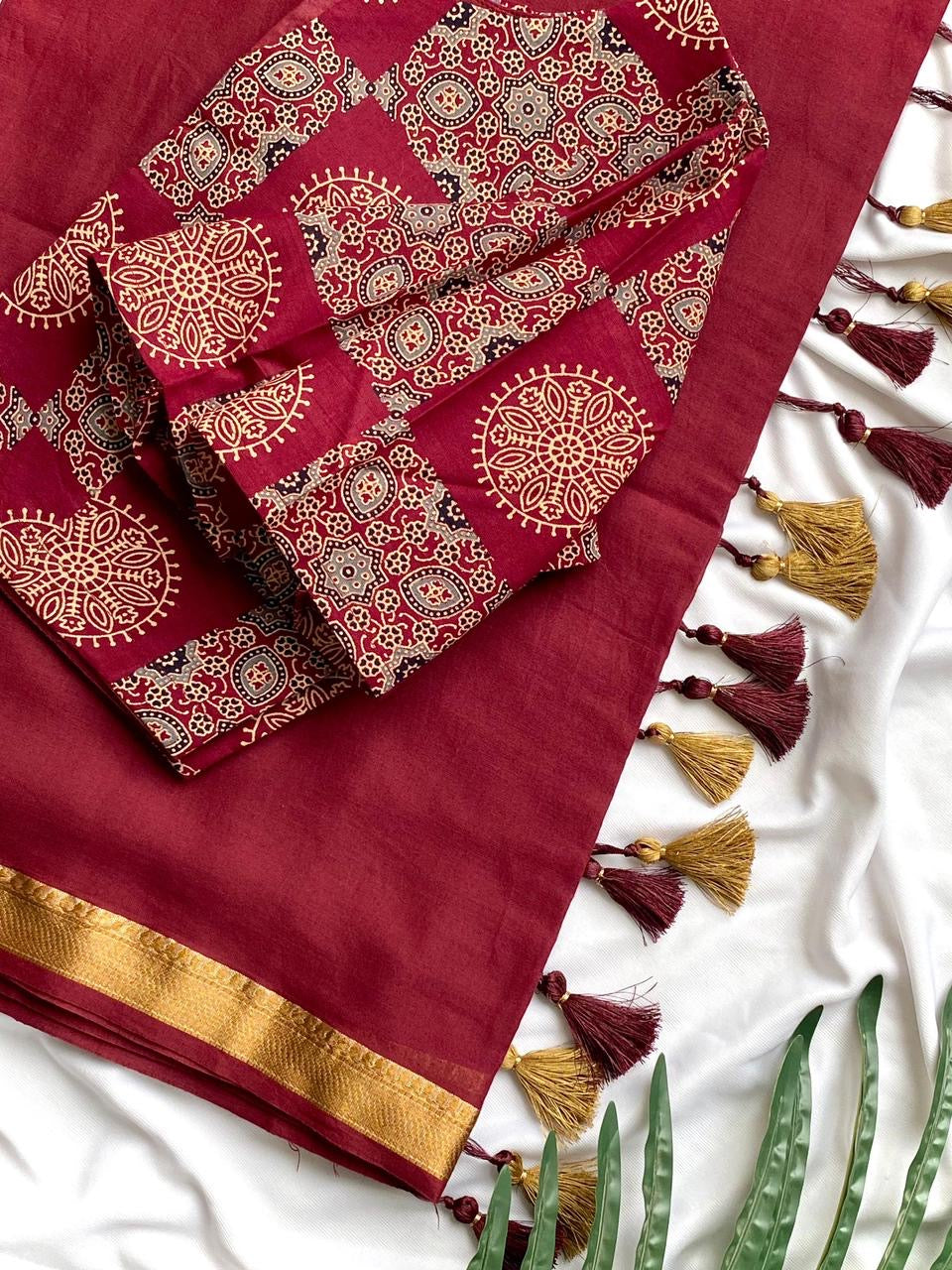 Mul cotton saree