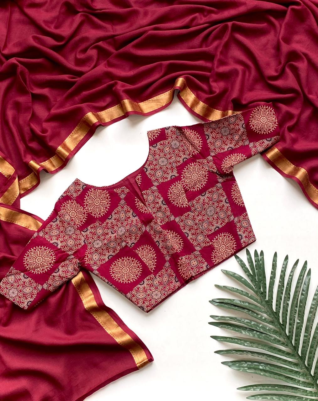 Mul cotton saree