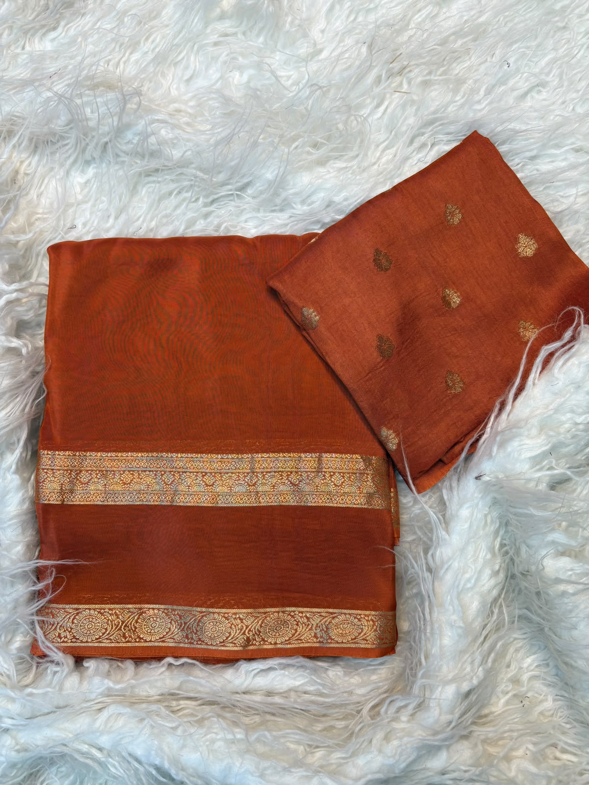 Viscous Mysore crepe saree