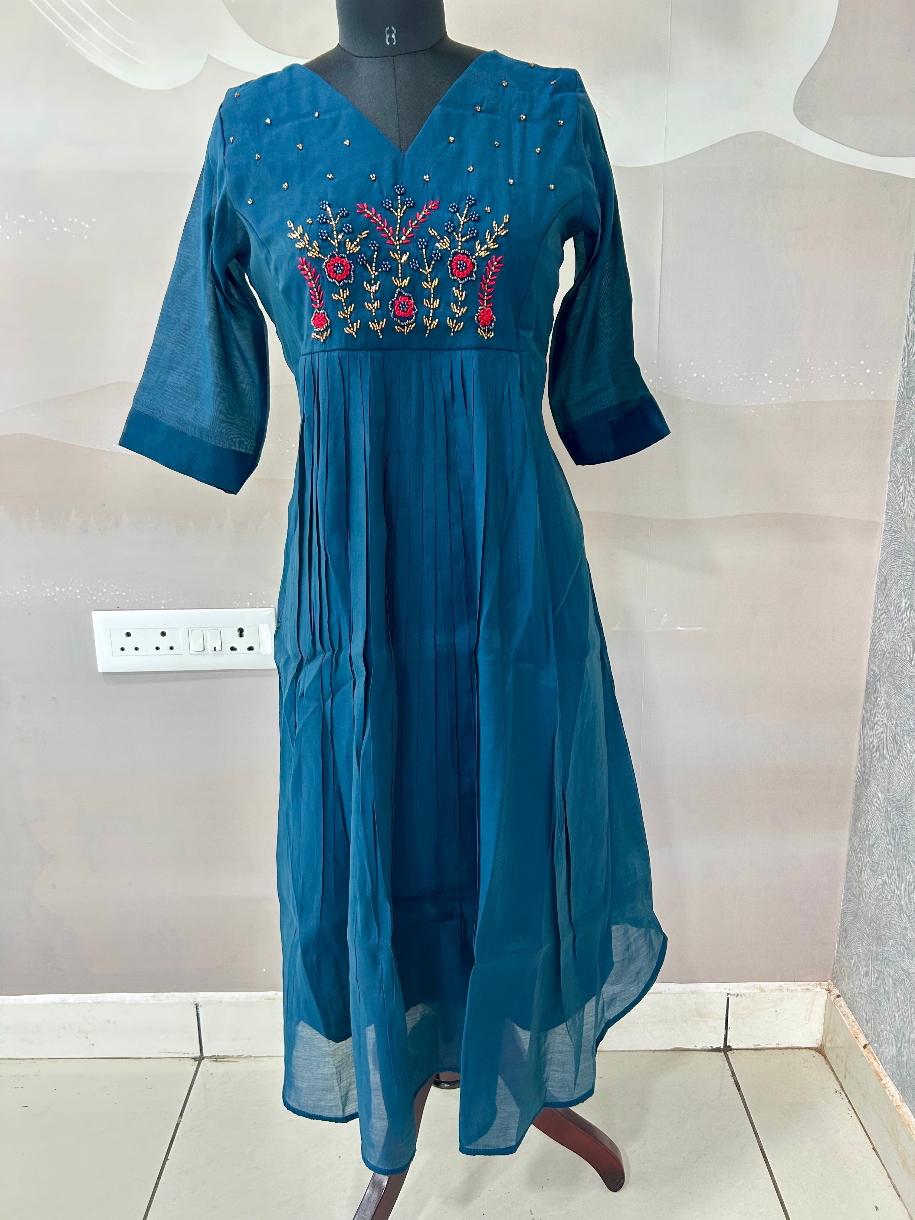 Mul chenderi frock