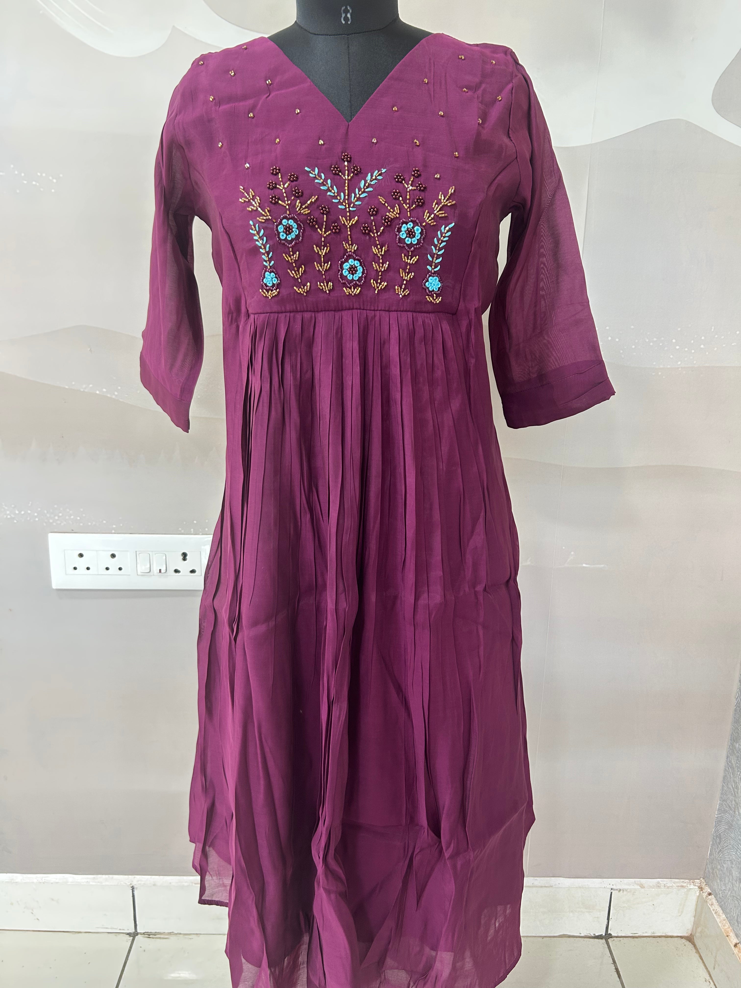Mul chenderi frock