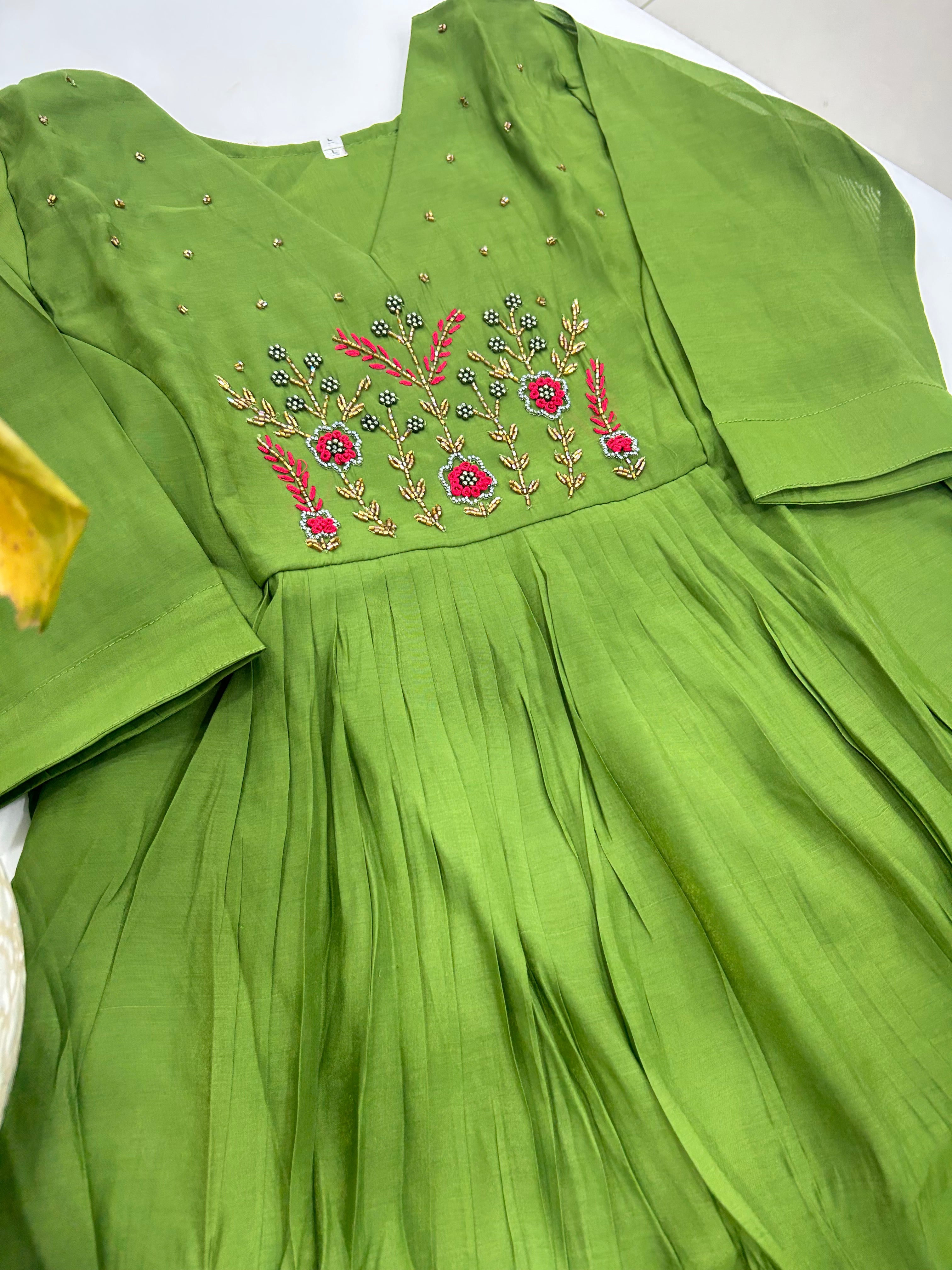 Mul chenderi frock