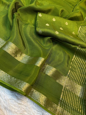 Viscose Mysore crepe saree