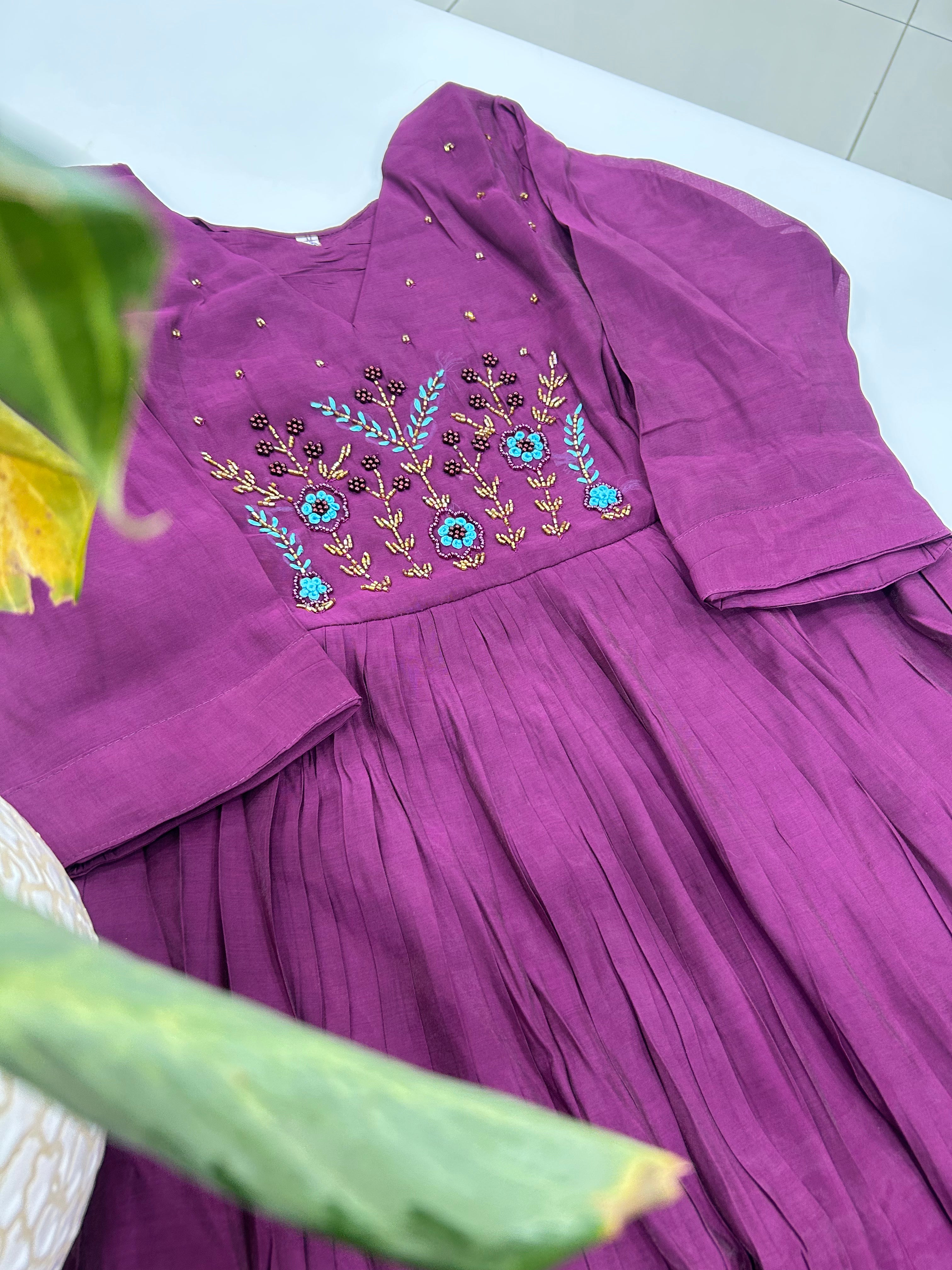 Mul chenderi frock