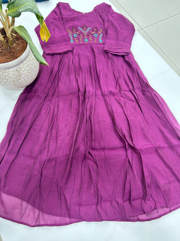 Mul chenderi frock