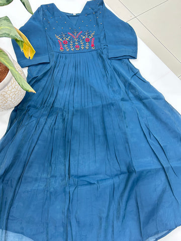 Mul chenderi frock