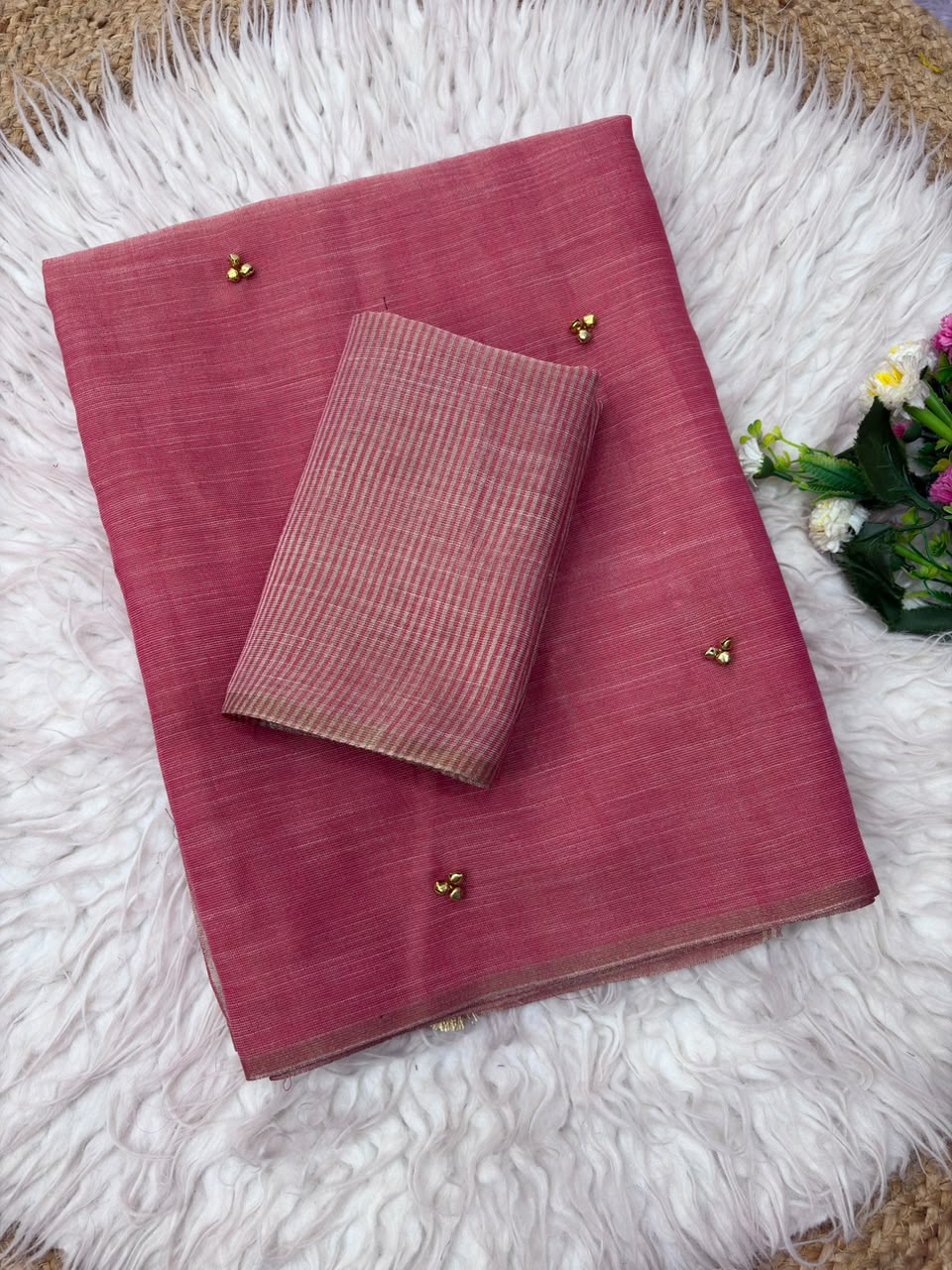 Khadi tissue silk saree