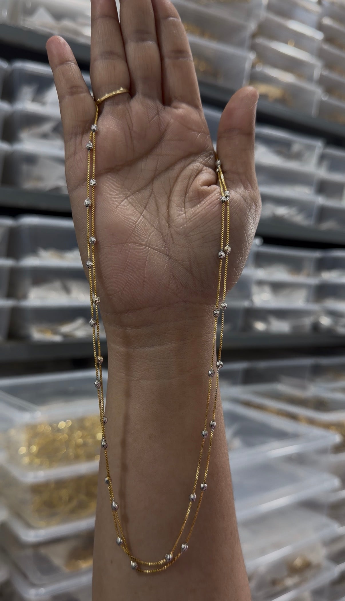 Beautiful Italian 2layers chain