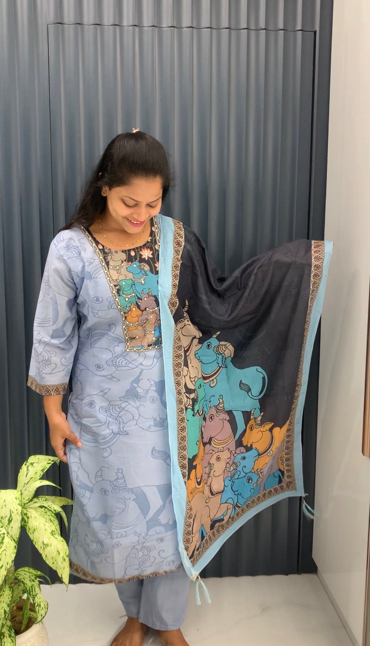 Dola silk 3-piece set