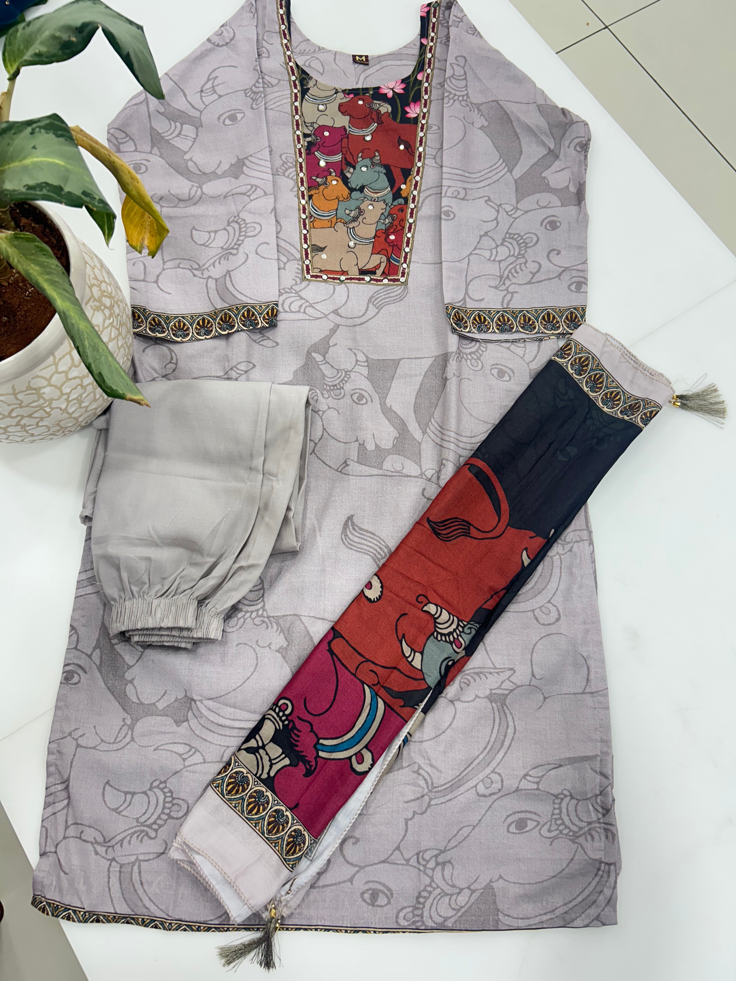 Dola silk 3-piece set